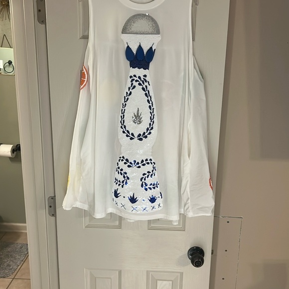 Queen of Sparkles tequila bottle dress - Picture 3 of 5